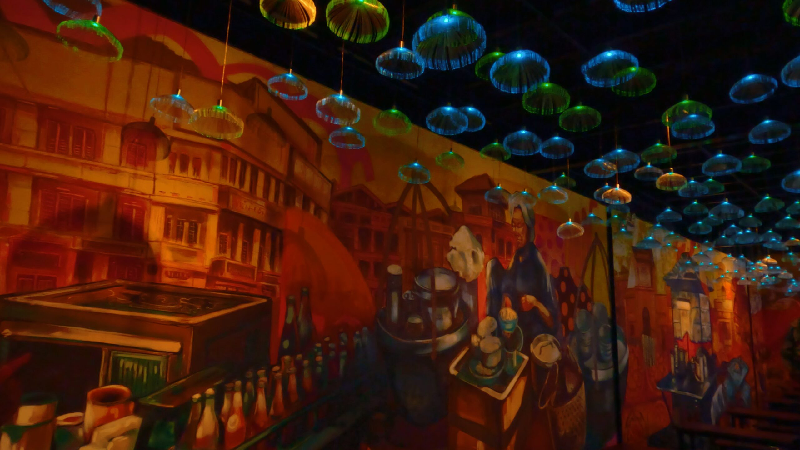 Ho Chi Minh City Ben Nghe Street Food Night Market and 10,000 Buddhas Temple