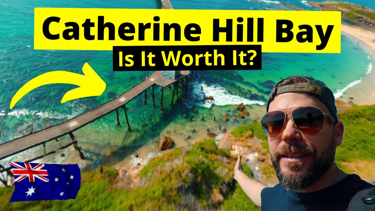 Is CATHERINE HILL BAY Worth It? Newcastle NSW Beach Dive Drone Video Australia