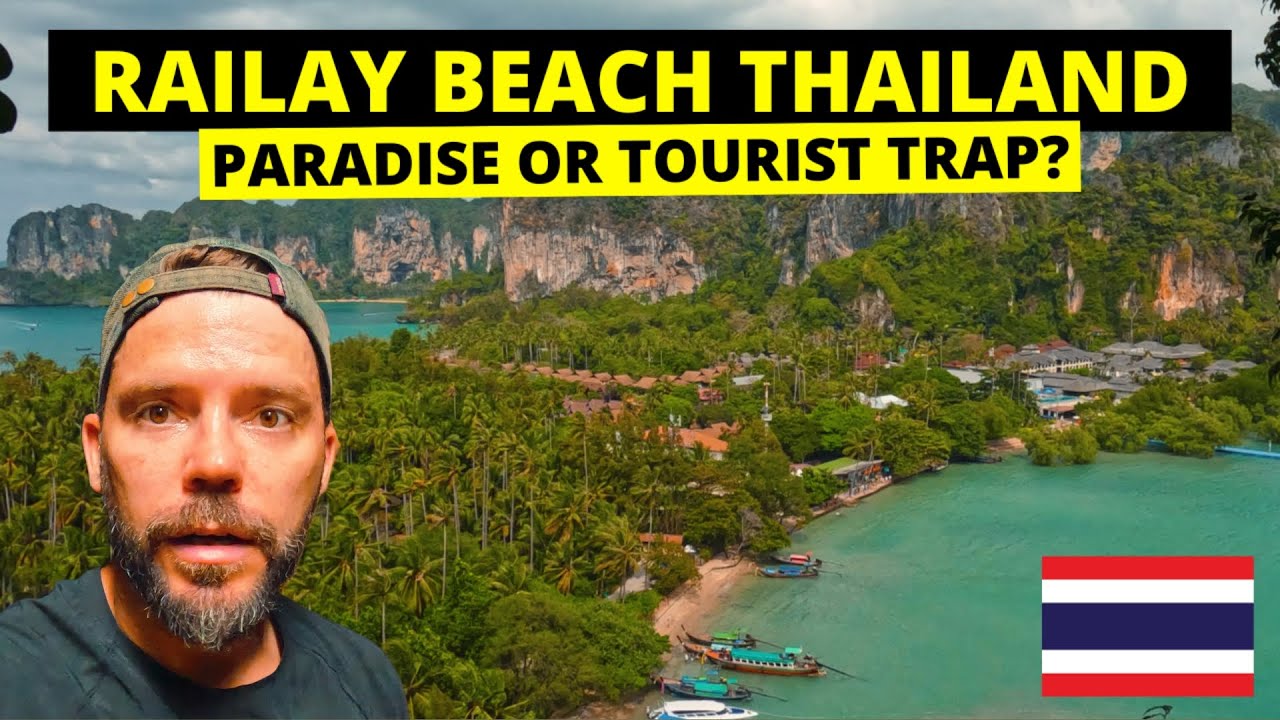 RAILAY BEACH Krabi THAILAND Railay Viewpoint Lagoon and Princess Cave