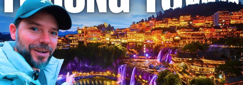 China Built an ENTIRE Ancient Town ON a Waterfall 2,000 Years Ago 🇨🇳 (Furong Town)